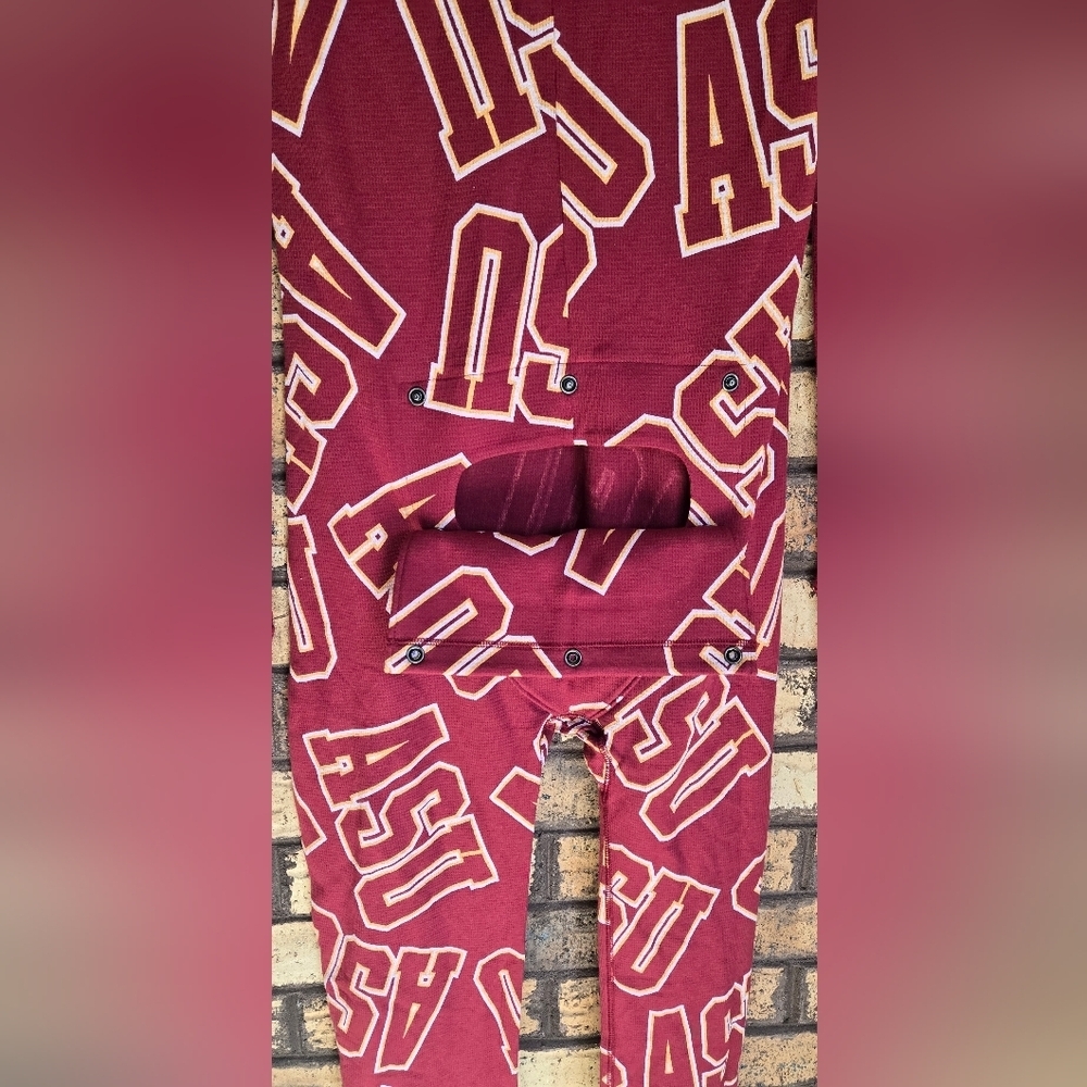 NWT Victoria's Secret PINK Collegiate Collection ASU onesie pajamas - Picture 7 of 7